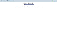 Desktop Screenshot of id-intertrace.de