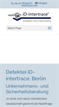 Mobile Screenshot of id-intertrace.de